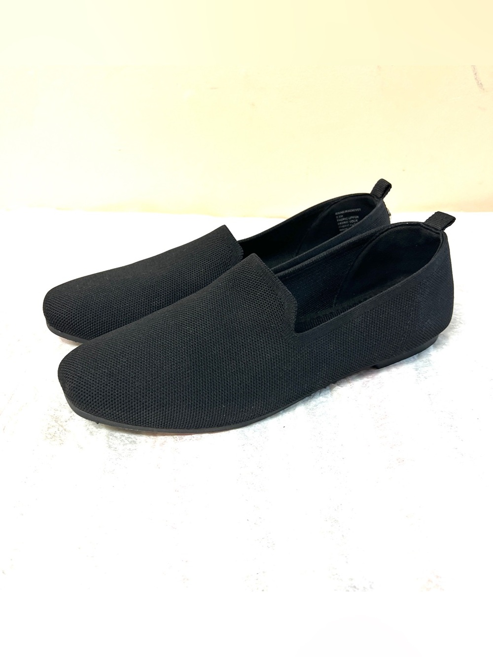 Steve Madden Raine Women's Size 9.5 Casual Comfort Slip-On Black Loafers Shoes